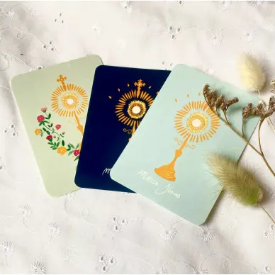 Cartes de Première Communion - Merci Jésus