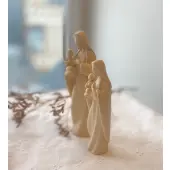 Statue Vierge à l'Enfant en bois - 2