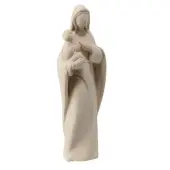 Statue Vierge à l'Enfant en bois - 4