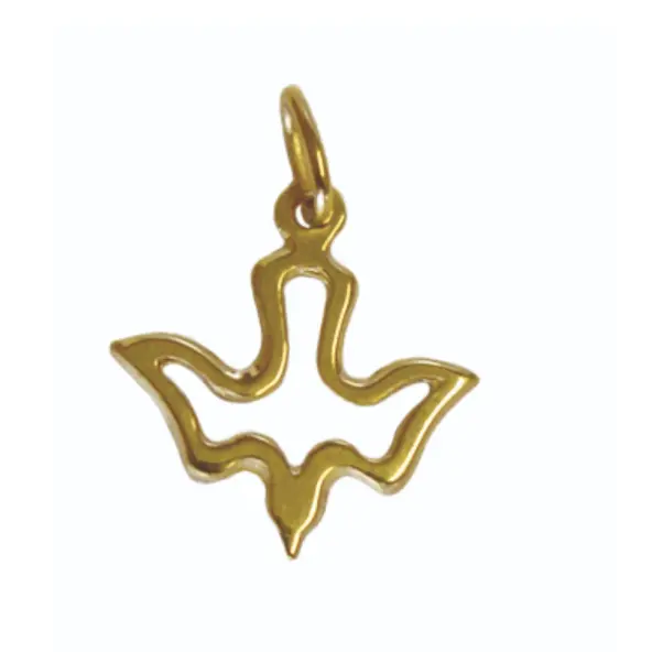 Pendentif Colombe de l'Esprit - Plaqué Or