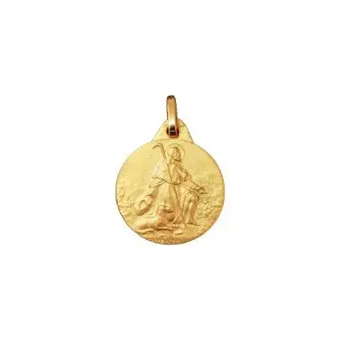 Médaille de Saint Roch - Plaqué Or