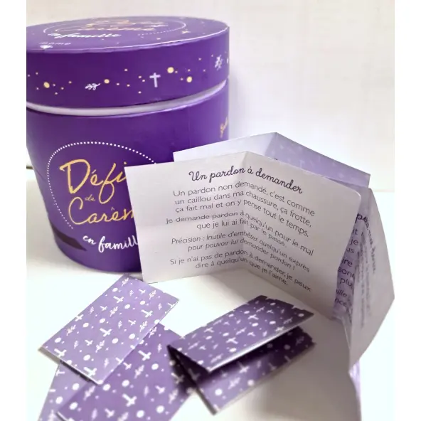 Défis de Carême en famille - Prières à piocher