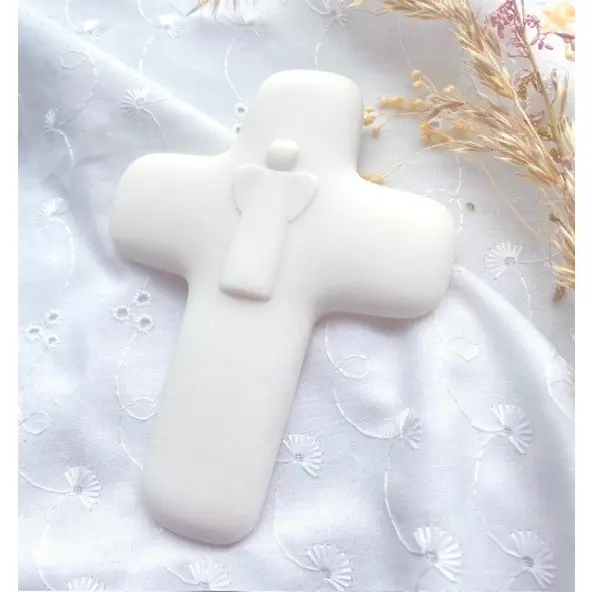 Croix Emany en albâtre - croix de l'ange