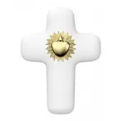 Croix Emany en albâtre avec dorure - Ex voto - 3