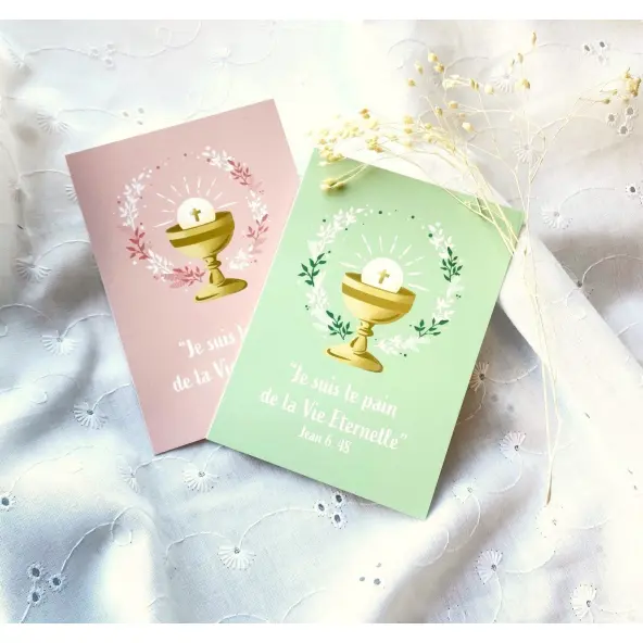 Cartes de Première Communion - Je suis le pain