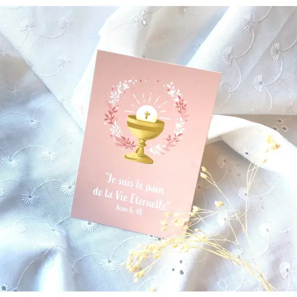 Cartes de Première Communion - Je suis le pain