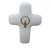 Croix Emany en albâtre avec dorure - croix de la Lumière - 3