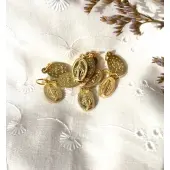 Médaille Miraculeuse 17 mm - métal doré - 2