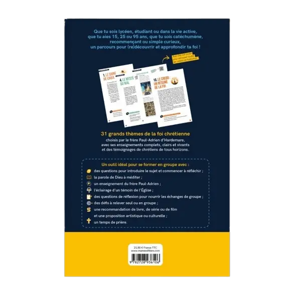 Je crois en Dieu – Connaître la foi chrétienne - Parcours 15 ans et plus