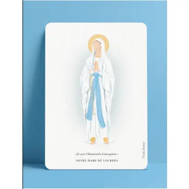 Carte postale Apparitions de la Vierge Marie – Notre-Dame de Lourdes