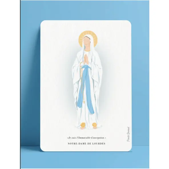 Carte postale Apparitions de la Vierge Marie – Notre-Dame de Lourdes