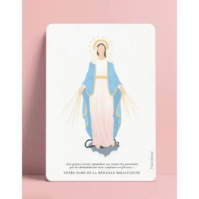 Carte postale Apparitions de la Vierge Marie – Notre-Dame de la Médaille Miraculeuse