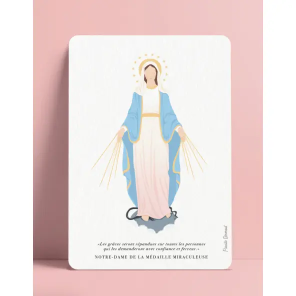Carte postale Apparitions de la Vierge Marie – Notre-Dame de la Médaille Miraculeuse