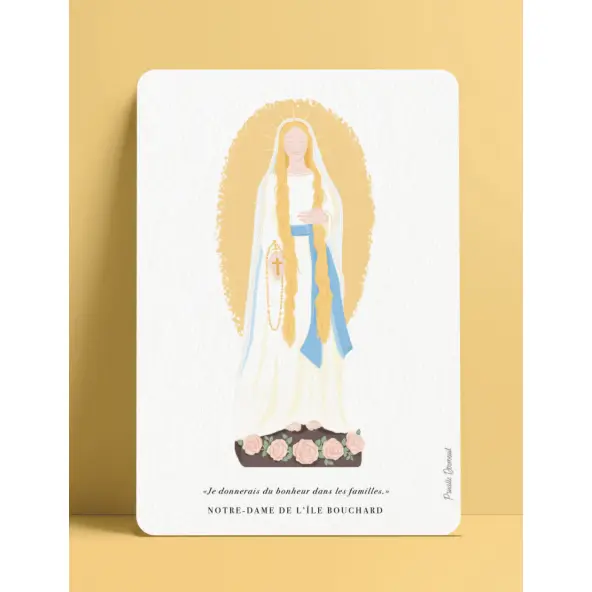 Carte postale Apparitions de la Vierge Marie – Notre-Dame de l'Île Bouchard