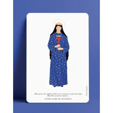 Carte postale Apparitions de la Vierge Marie – Notre-Dame de Pontmain