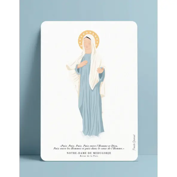 Carte postale Apparitions de la Vierge Marie – Notre-Dame de Medjugorje