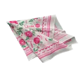 Foulard Vivre d'Amour écru - 50 cm - 4