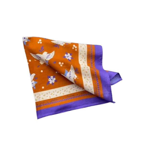 Foulard Ancolie Caramel - 50cm - Caladia