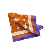 Foulard Ancolie Caramel - 50cm - Caladia - 4