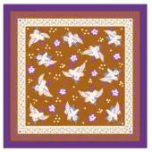 Foulard Ancolie Caramel - 50cm - Caladia - 5