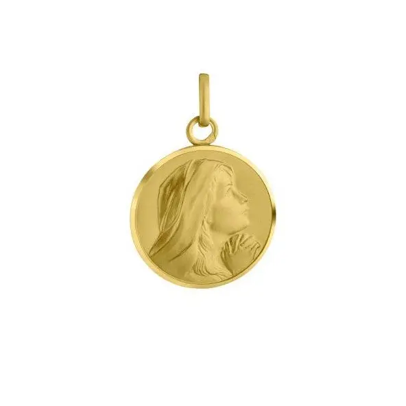 Médaille de la Vierge Marie fervente en or 9 carats