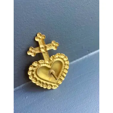 Clou décoratif de bougie Coeur & Croix - Resplandor