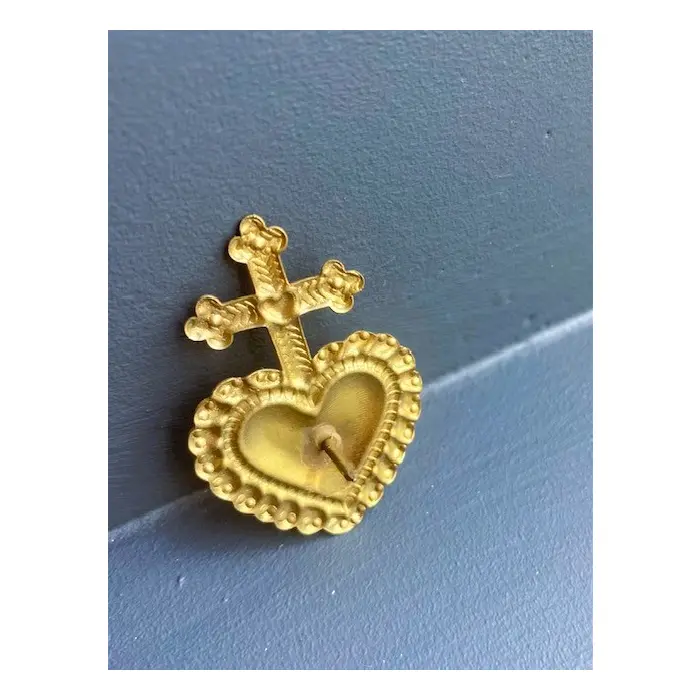 Clou décoratif de bougie Coeur & Croix - Resplandor