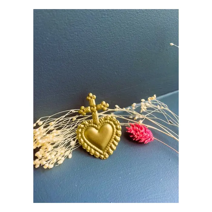 Clou décoratif de bougie Coeur & Croix - Resplandor