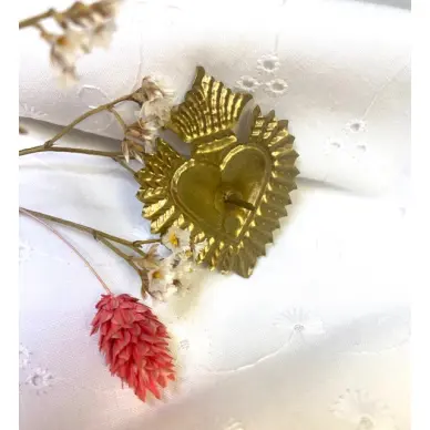 Clou décoratif de bougie Coeur brûlant - Resplandor