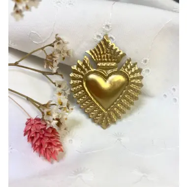 Clou décoratif de bougie Coeur brûlant - Resplandor
