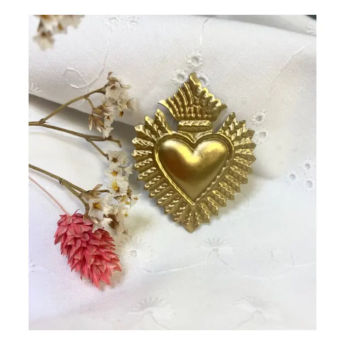 Clou décoratif de bougie Coeur brûlant - Resplandor