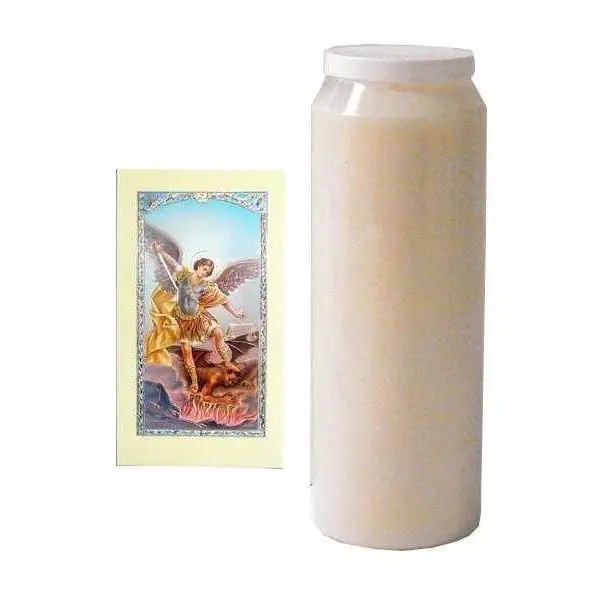 Bougie neuvaine saint Michel