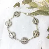 Bracelet Saint Benoit en métal - 1