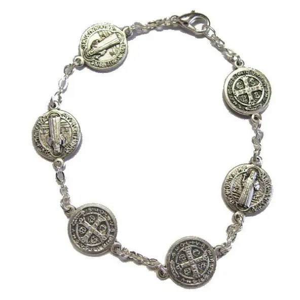 Bracelet Saint Benoit en métal