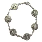 Bracelet Saint Benoit en métal - 3