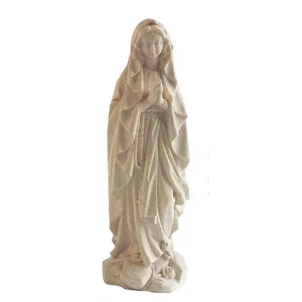 Statue Notre Dame de Lourdes en bois