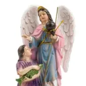 Statue Saint Raphaël Archange et Tobie en résine - 2