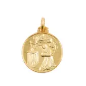 Médaille Sainte Rita - plaqué or - 2