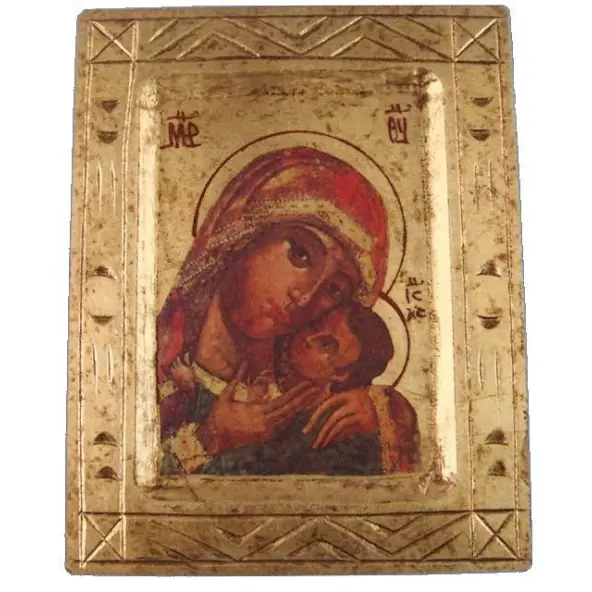 Icône byzantine Vierge de Korsun