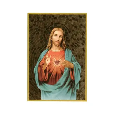 Cadre à suspendre du Sacré-Cœur de Jésus