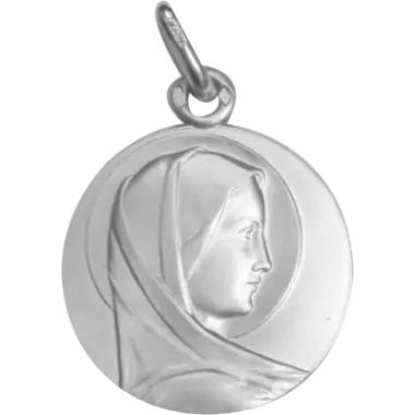 Médaille de la Vierge de profil - argent
