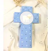 Croix en bois pour enfant - Agneau - 4