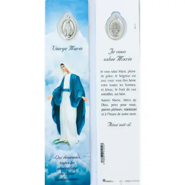 Signet Vierge Miraculeuse avec médaille