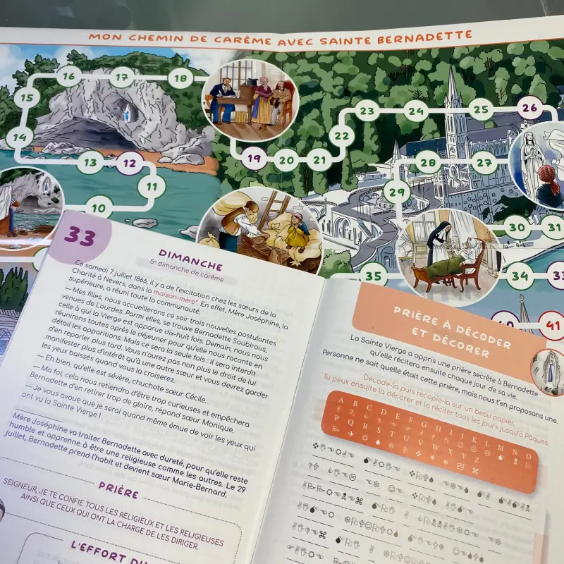 Chemin de Carême avec Sainte Bernadette - En Avant Pâques !