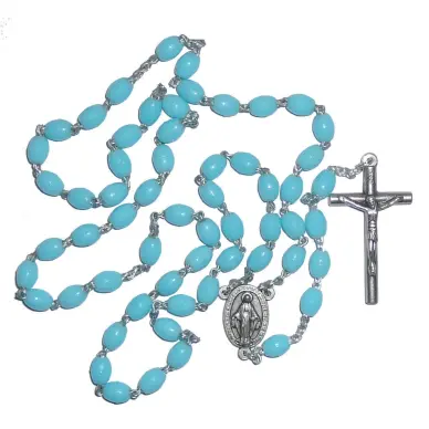 Chapelet indécrochable - Turquoise