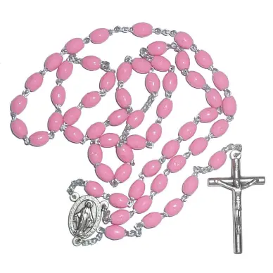 Chapelet indécrochable - Rose