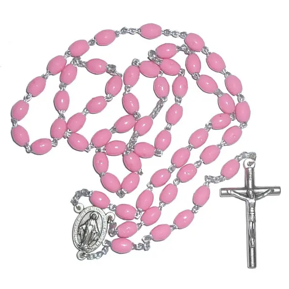 Chapelet indécrochable - Rose