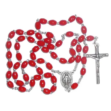 Chapelet indécrochable - Rouge