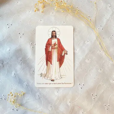 Carte Sacré-Cœur de Jésus