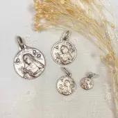 Médaille Sainte Rita portrait - argent - 1